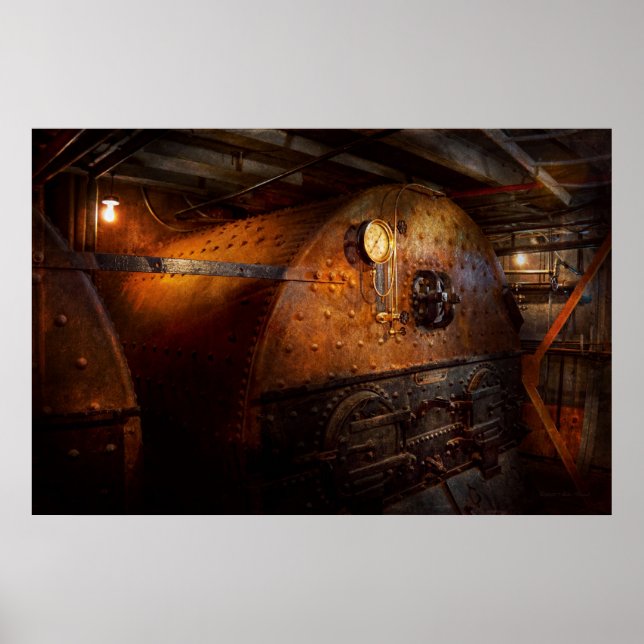 Affiches Steampunk - Plomberie - La maison d'un chauffeur (Devant)