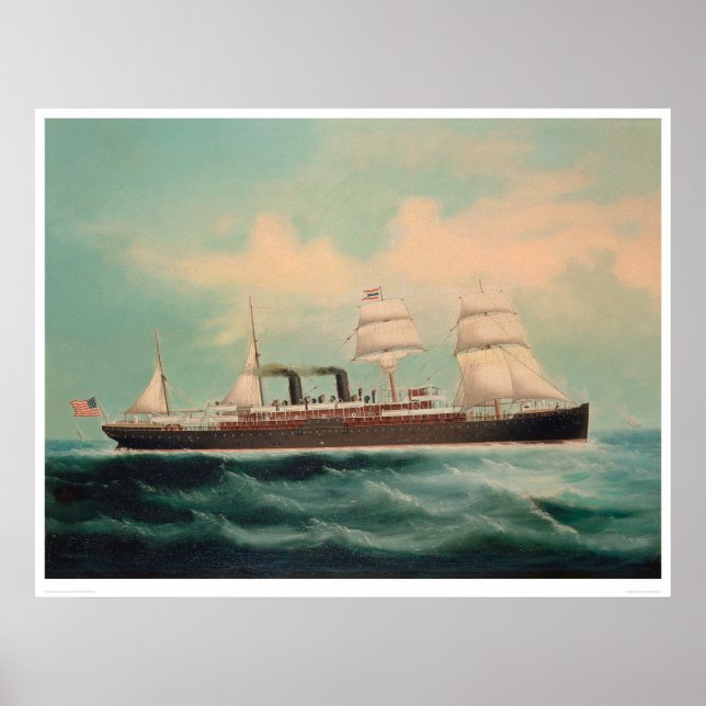 Affiches Steamship S.S. China (1614A) (Devant)