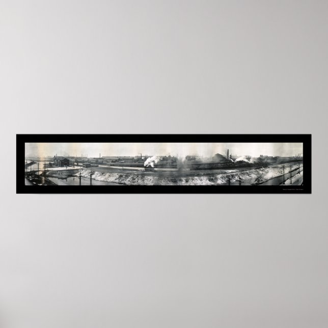 Affiches Steel Mills Gary IN Photo 1912 (Devant)