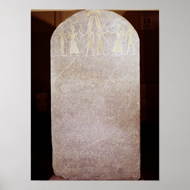 Affiches Stela de la victoire de Merenptah connu sous le no (Devant)