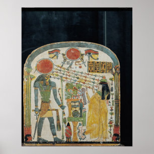 Affiches Stele de Madame Taperet avant Re-Horakhty