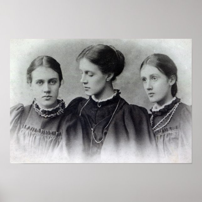 Affiches Stella, Vanessa and Virginia Stephen, c.1896 (Devant)