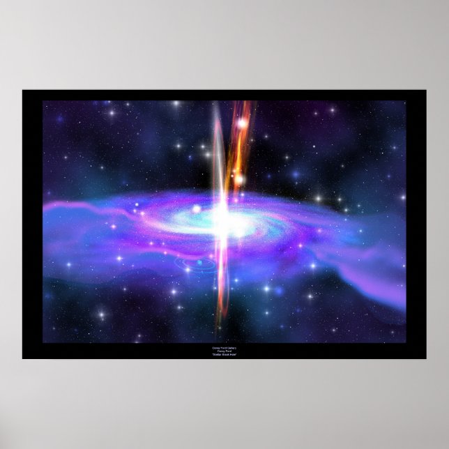 Affiches Stellar Black Hole Print (Devant)