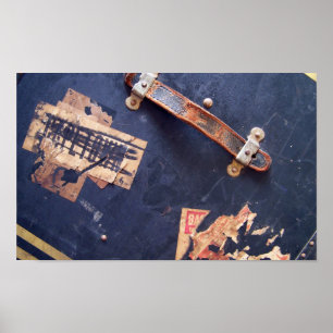 Affiches Stickers Vieux Bagages
