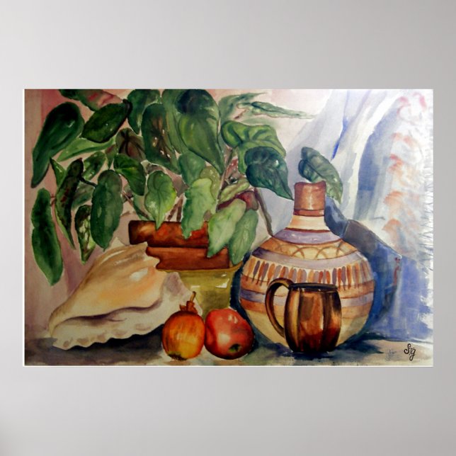 Affiches Still Life in Cool Pastels (Devant)