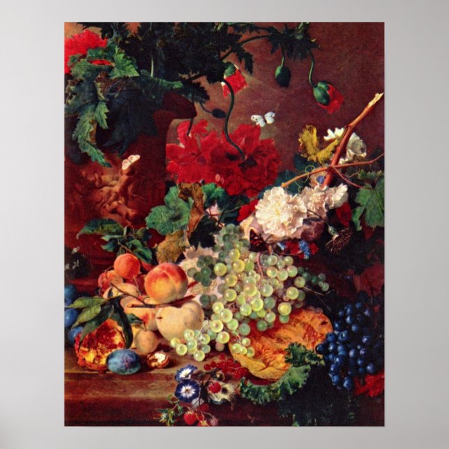 Affiches Still Life par Jan van Huysum (Devant)
