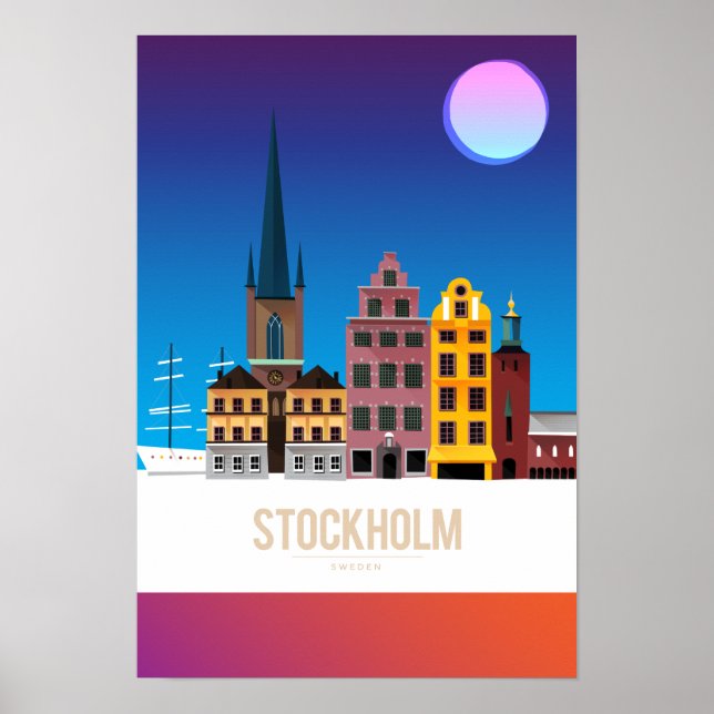 Affiches Stockholm, Suède (Devant)
