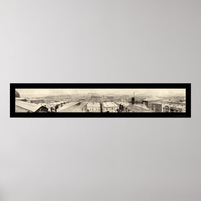 Affiches Stockyards Chicago Photo 1899 (Devant)