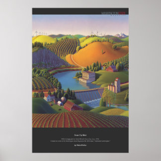 Affiches Stone City West par Robin Moline