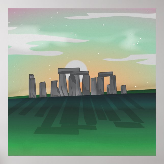 Affiches StoneHenge (Devant)