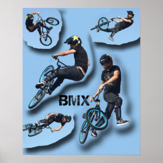 Affiches Stop Motion BMX, Copyright Karen J Williams