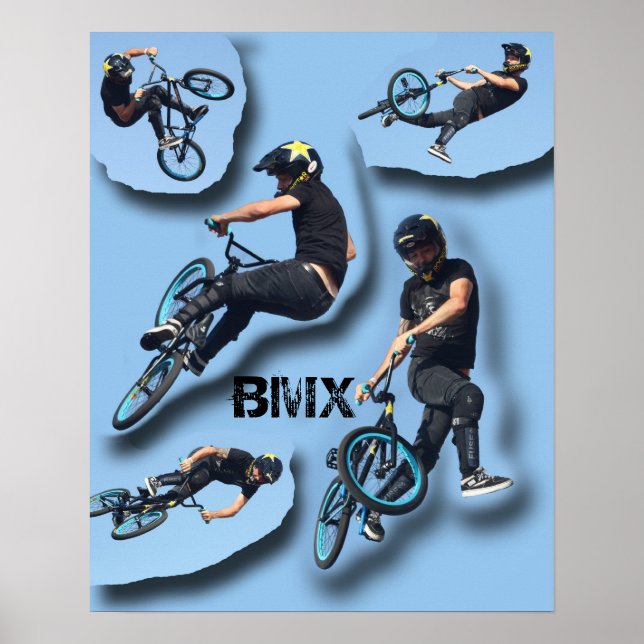 Affiches Stop Motion BMX, Copyright Karen J Williams (Devant)