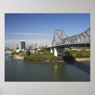 Affiches Story Bridge, Brisbane River et Kangaroo