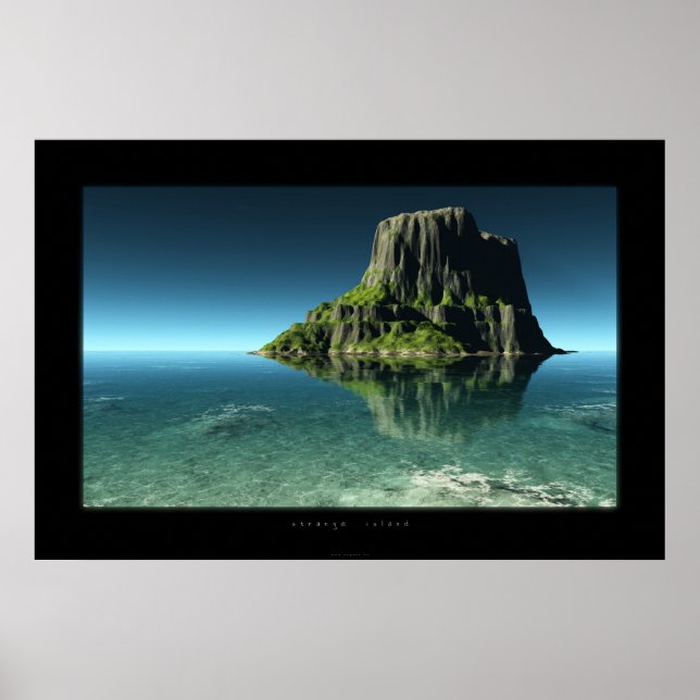 Affiches strange island (Devant)