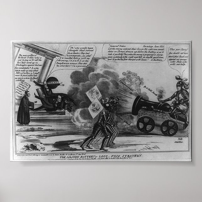 Affiches Stratégie Loco-Foco Annexation TX (Devant)