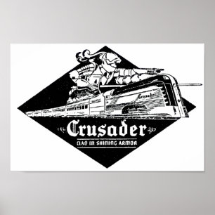 Affiches Streamliner du Croiseur du chemin de fer de lectur