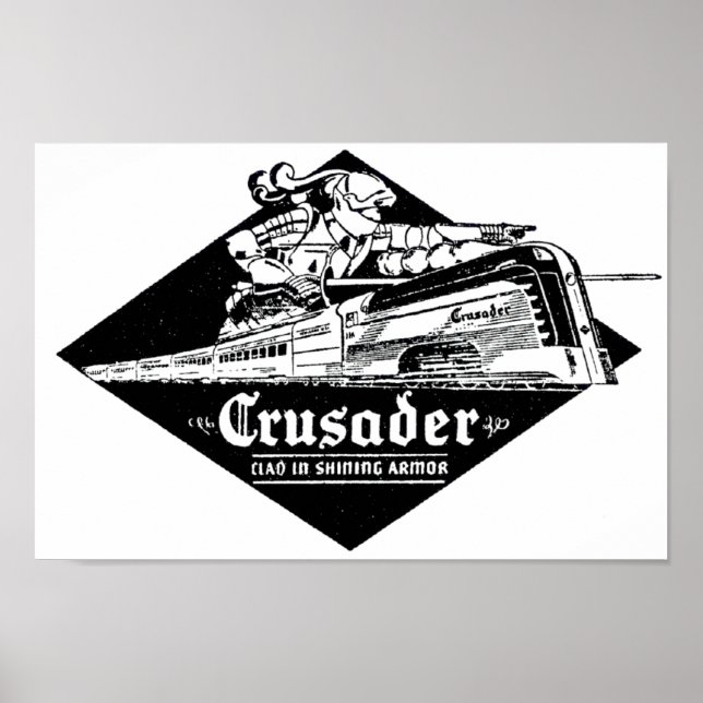 Affiches Streamliner du Croiseur du chemin de fer de lectur (Devant)