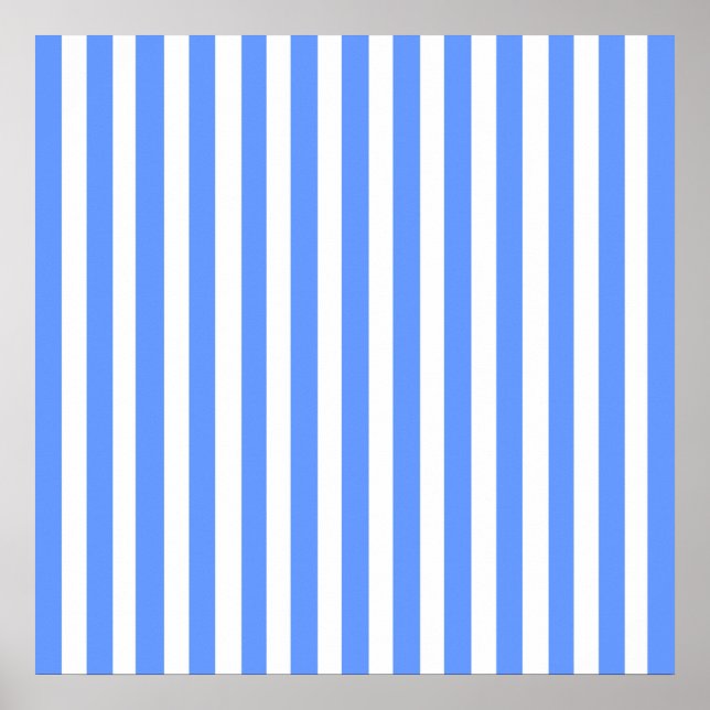 Affiches Stripes bleues (Devant)