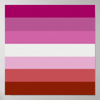 AFFICHES STRIPES DE FIERTÉ LESBIENNE