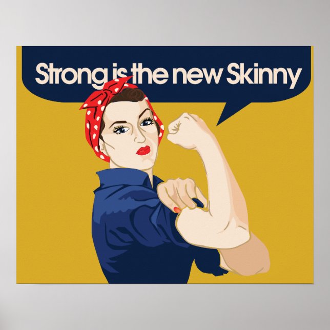 Affiches Strong est la nouvelle Skinny (Devant)