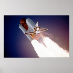 Affiches STS-27, Orbiter Atlantis, Liftoff