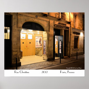 Affiches Studio Christine, Paris France