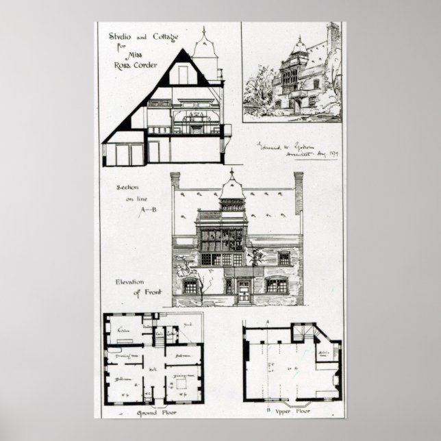 Affiches Studio et gîte pour Miss Rosa Corder (Devant)