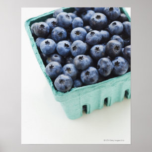 Affiches Studio shot of blueberries
