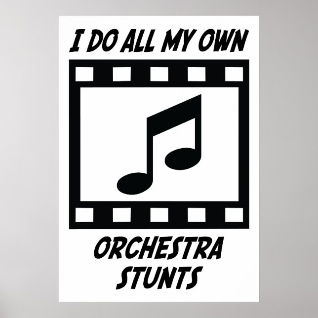 Affiches Stunts de l'orchestre (Devant)