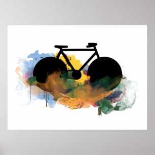 Affiches style art grafitti vélo cool