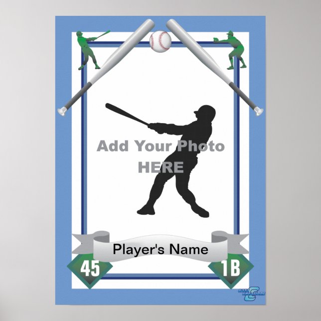 Affiches Style de carte de base-ball (Devant)