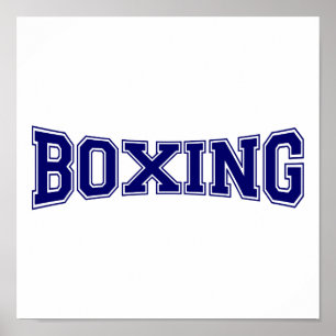 Affiches Style d'université de boxe
