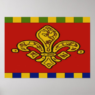 Affiches Style Fleur De Lis