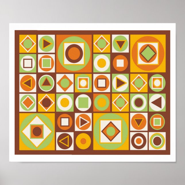 Affiches Style Moderne Du Milieu Du Siècle 11 (Devant)