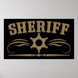 Affiches Style occidental de shérif