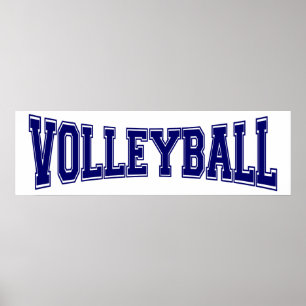 Affiches Style Université de volleyball
