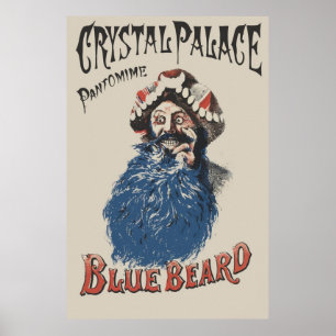 Affiches Style victorien Barbe bleue et