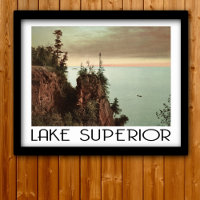 Style Vintage voyage du lac Supérieur