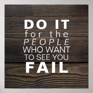 Affiches Succès de motivation inspiré de buts de la