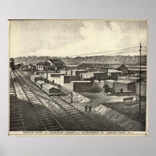 Affiches Succursale, Princeton Lumber & Improvement Co (Devant)
