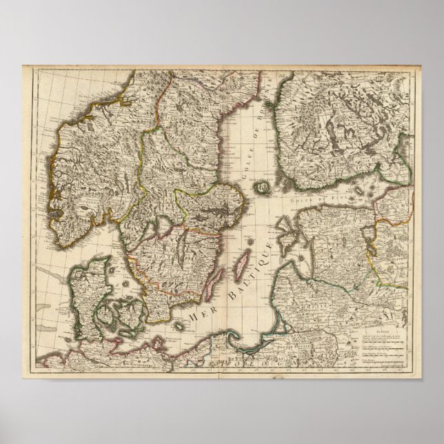 Affiches Suède, Norvège, Europe (Devant)