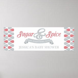 Affiches SUEET Sucre et Baby shower d'épices