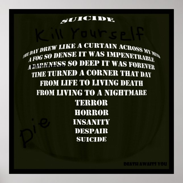 Affiches Suicide (Devant)