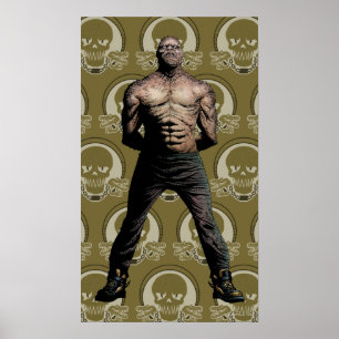 Affiches Suicide Squad Croc Comic Book Art