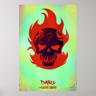 Affiches Suicide Squad   Diablo Head Icon