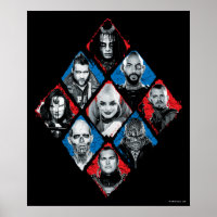 Suicide Squad | Task Force X Checkered Diamond