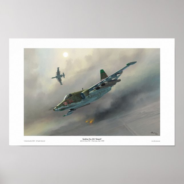 Affiches Sukhoi Su-25 'Grach' (Devant)