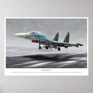 Affiches Sukhoi Su-27 "Flanker"