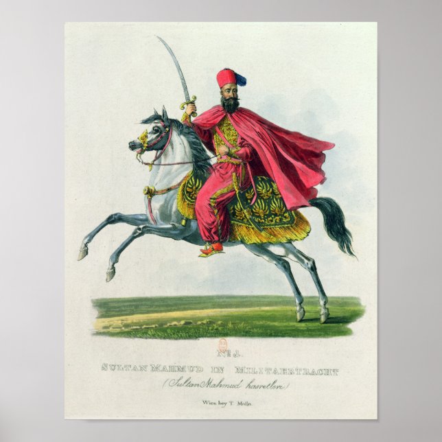 Affiches Sultan Mahmud II 1829 (Devant)