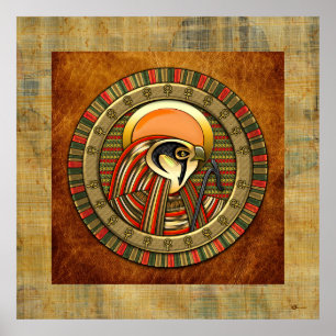 Affiches Sun égyptien Dieu Ra